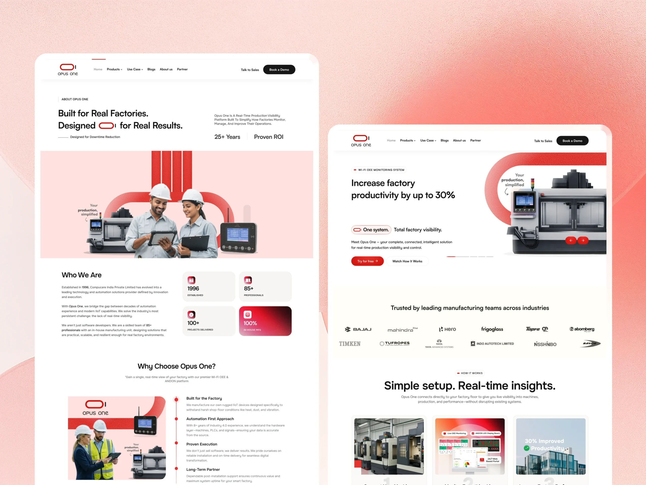 OpusOne – Scalable Product & Technology Platform Dribbble Shot Desk - 6