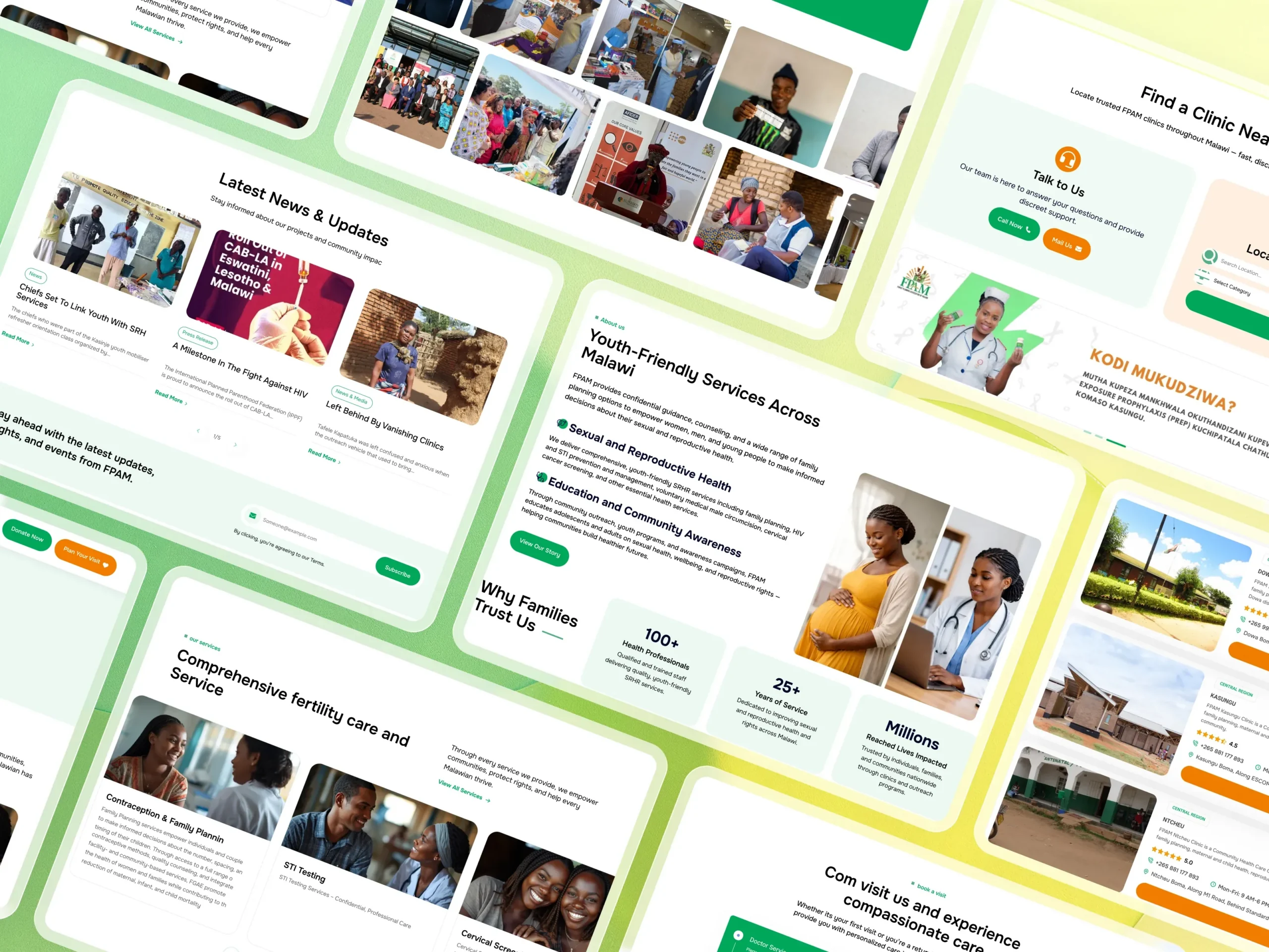 Family Planning Association of Malawi (FPAMalawi) Website Modernization Healthcare WordPress Development,healthcare website development,WordPress healthcare website