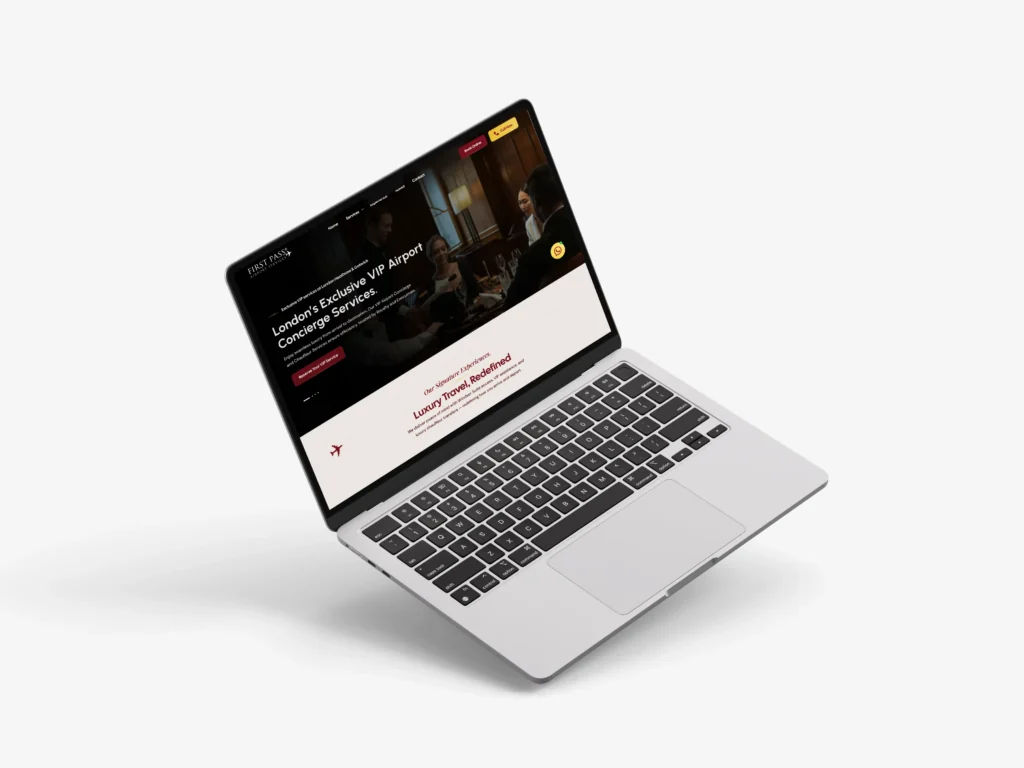 First pass Airport services New laptop image