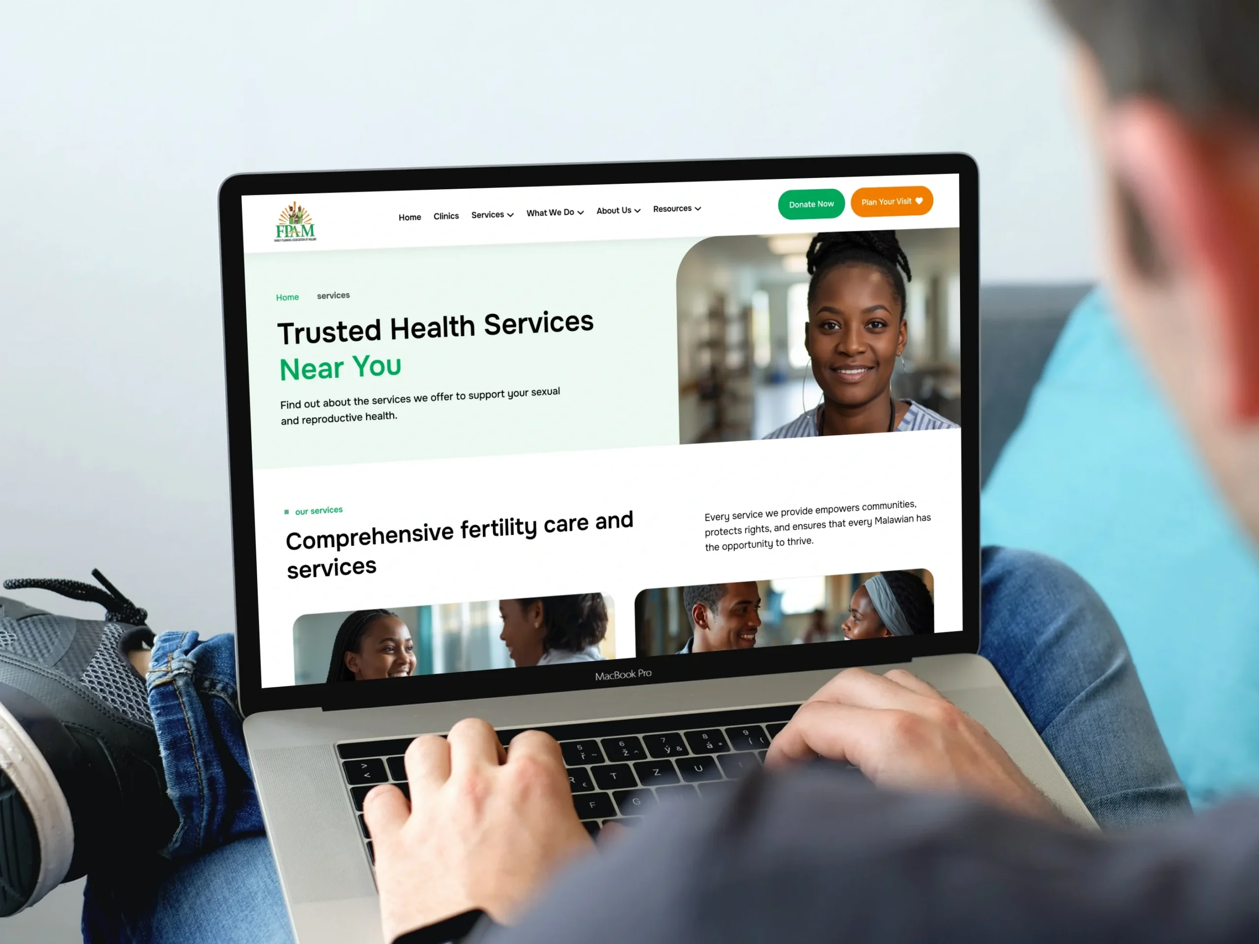 Family Planning Association of Malawi (FPAMalawi) Website Modernization Healthcare WordPress Development,healthcare website development,WordPress healthcare website