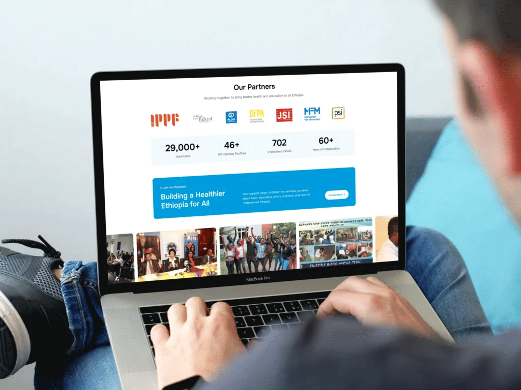 Family Guidance Association of Ethiopia (FGAEET) Website Transformation Case Study | Scalable Healthcare Platform Healthcare Website Development,healthcare website redesign,NGO website development