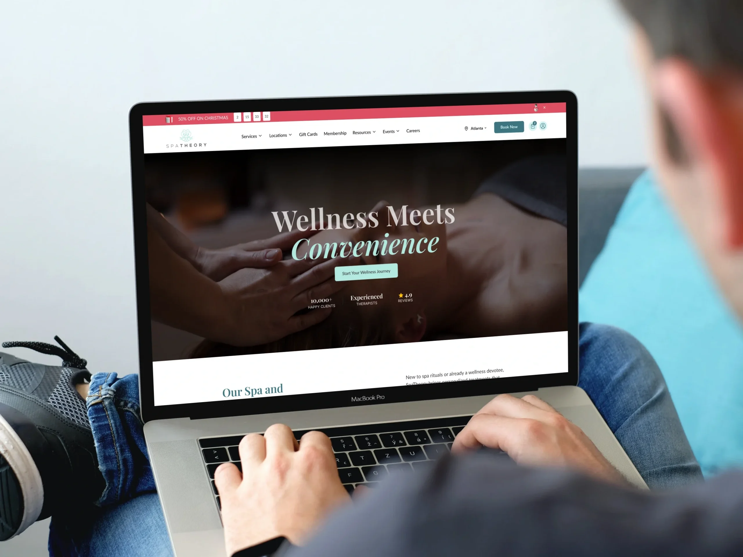 Spatheory – Luxury Spa Booking Platform Transformation Spa Booking Website Development,spa website development,booking website WordPress