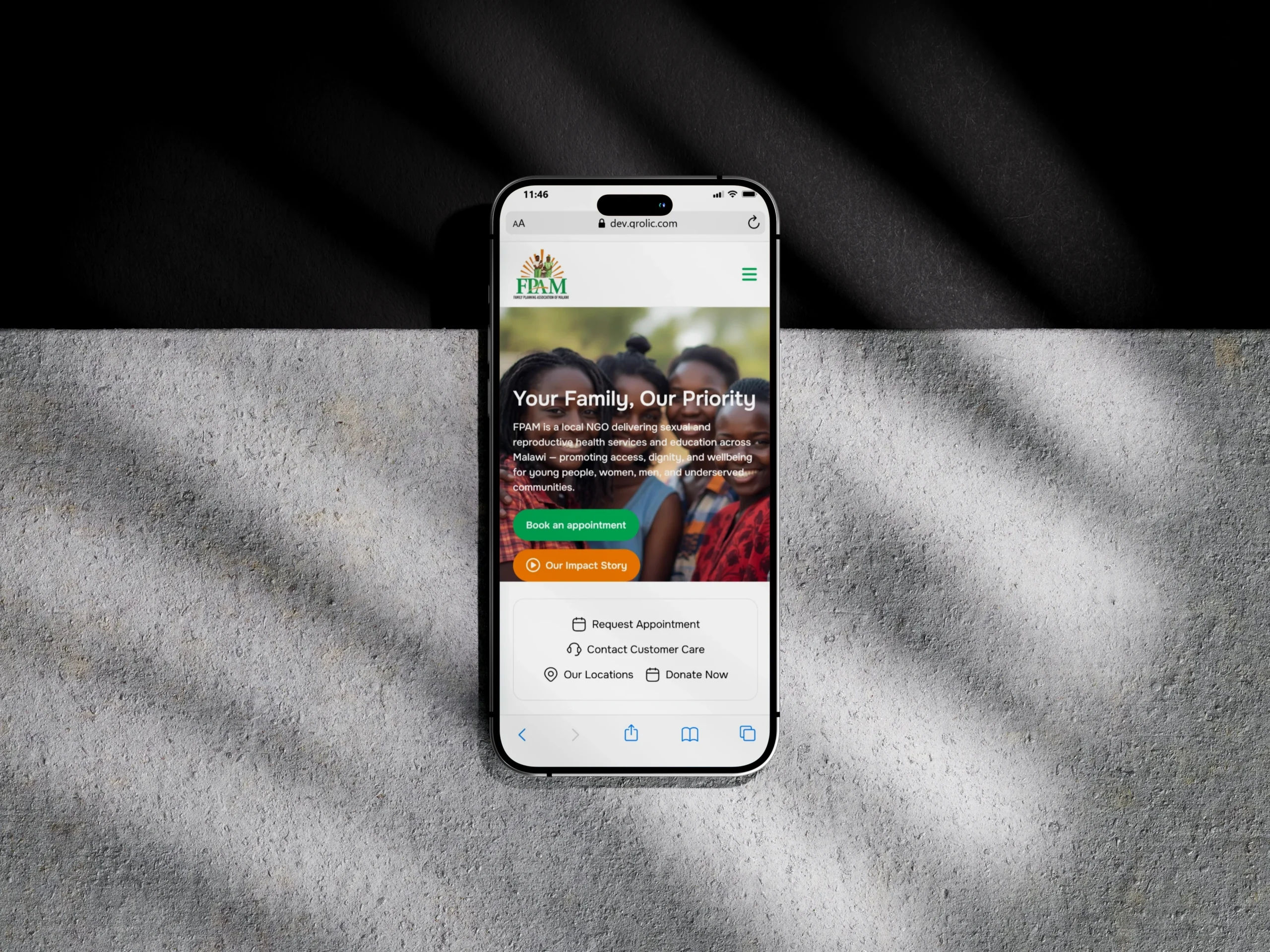 Family Planning Association of Malawi (FPAMalawi) Website Modernization Healthcare WordPress Development,healthcare website development,WordPress healthcare website