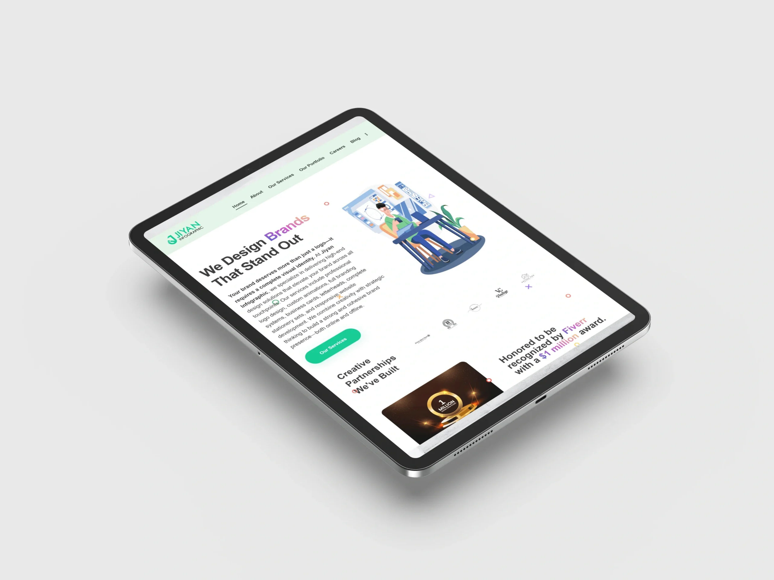 jiyaninfographic ipad mockup