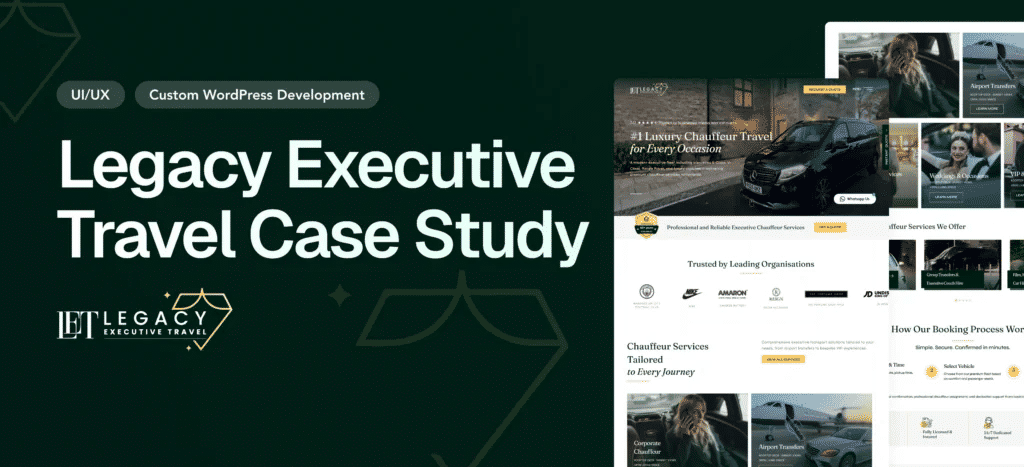 Legacy Executive Travel Website Redesign