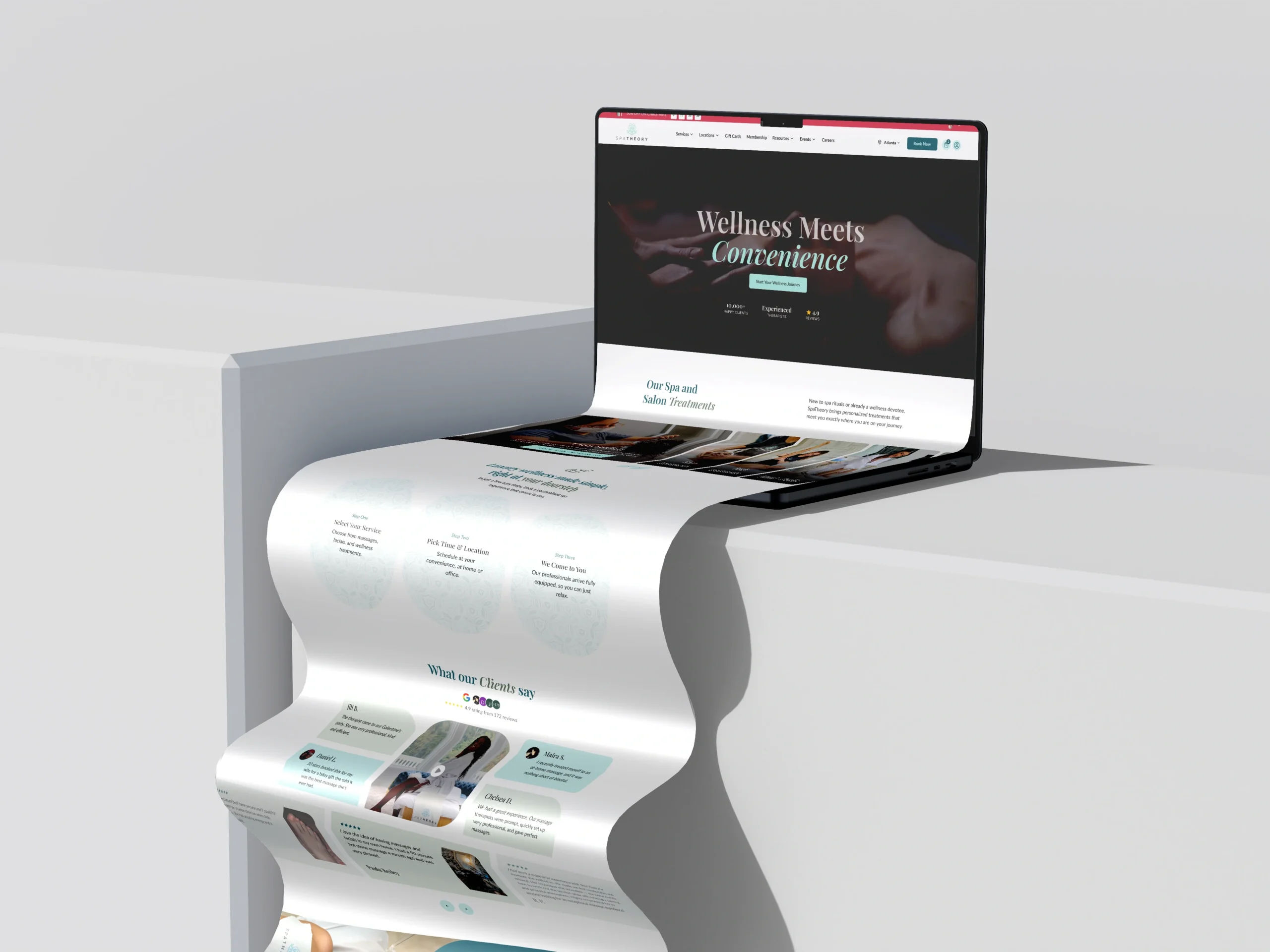 Spatheory – Luxury Spa Booking Platform Transformation Spa Booking Website Development,spa website development,booking website WordPress