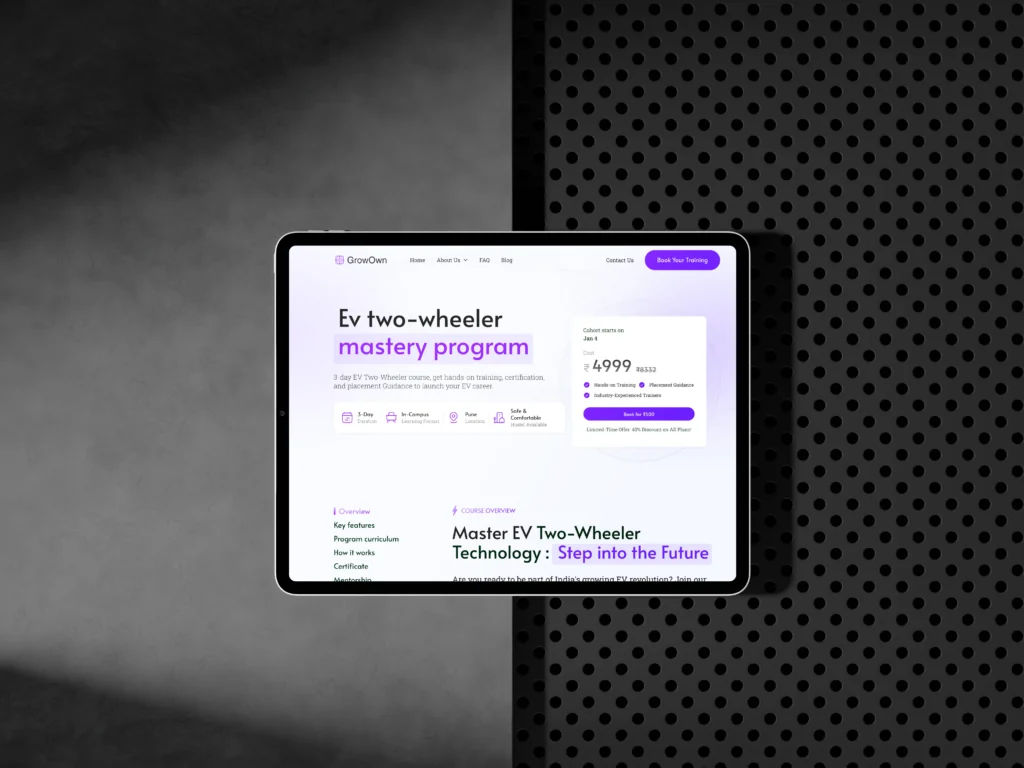 Building India’s Leading EV Learning Platform from Scratch: The Growown Success Story Growown