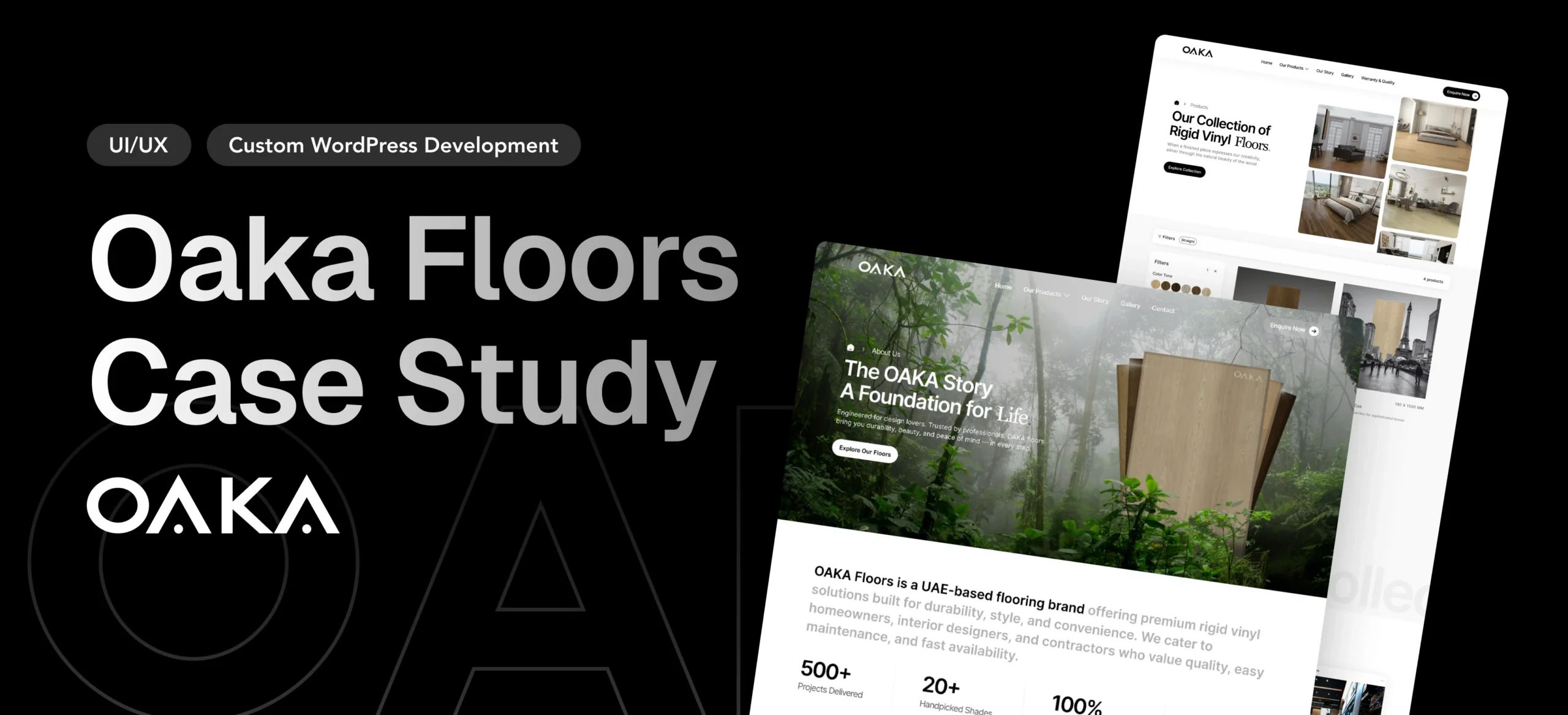 Case Studies Premium Digital Experience That Matches OAKA’s Luxury Flooring Standards