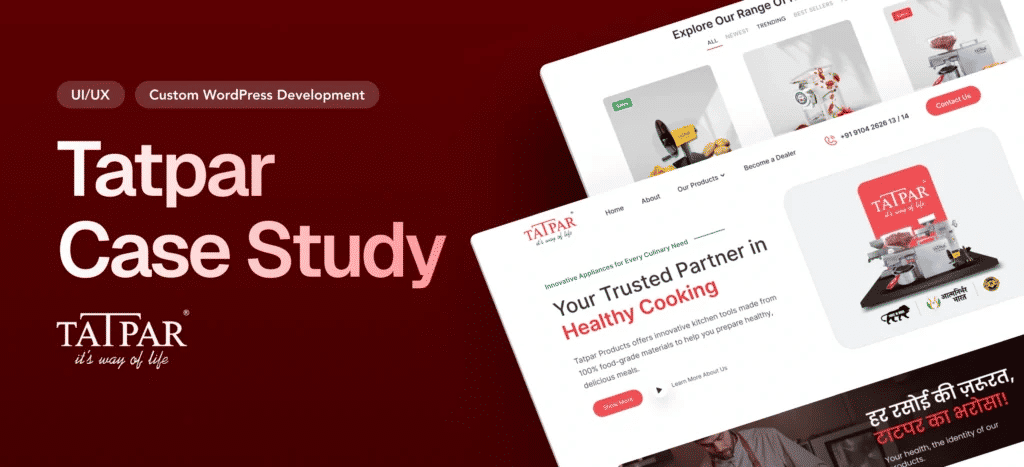 Transforming Tatpar’s Outdated Website into a Scalable Kitchen Equipment Platform
