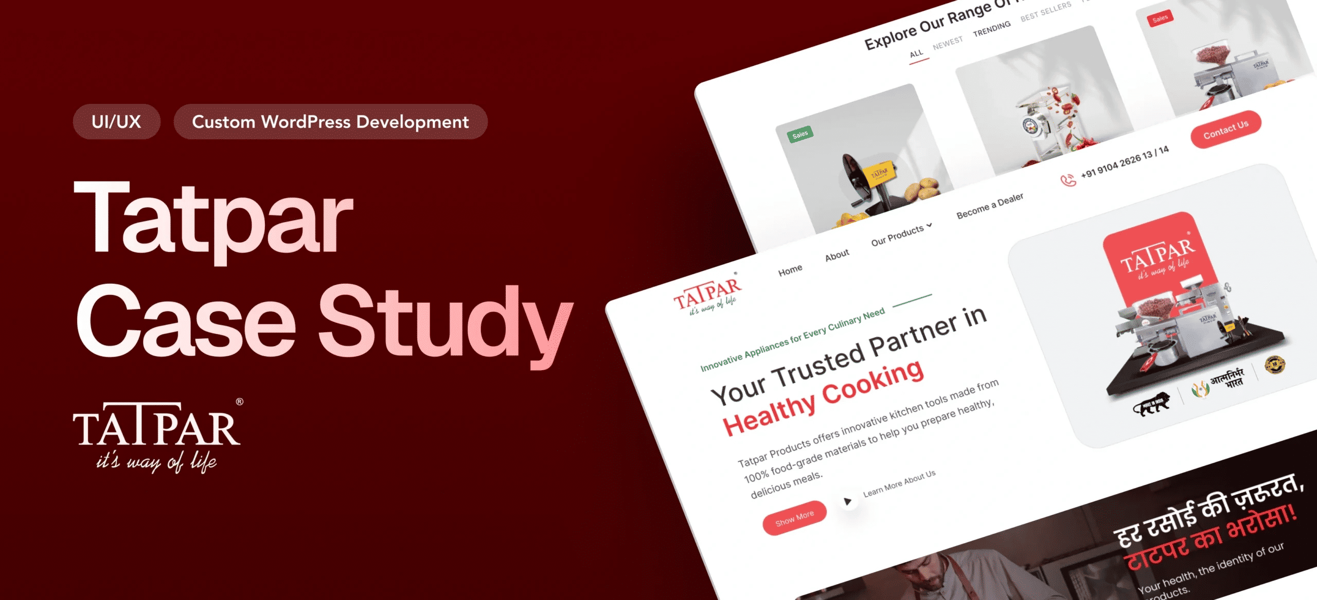 Case Studies Transforming Tatpar’s Outdated Website into a Scalable Kitchen Equipment Platform