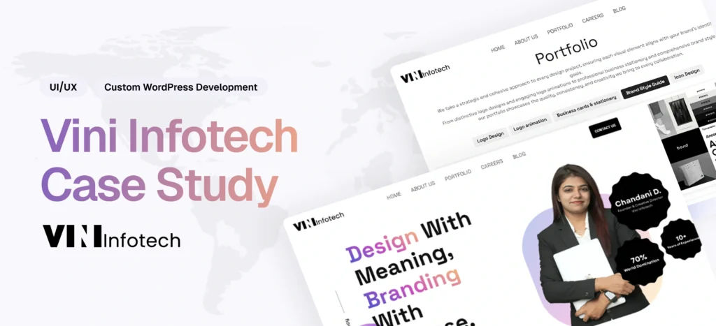 SEO-Optimized Website for Design Agency – Vini Infotech