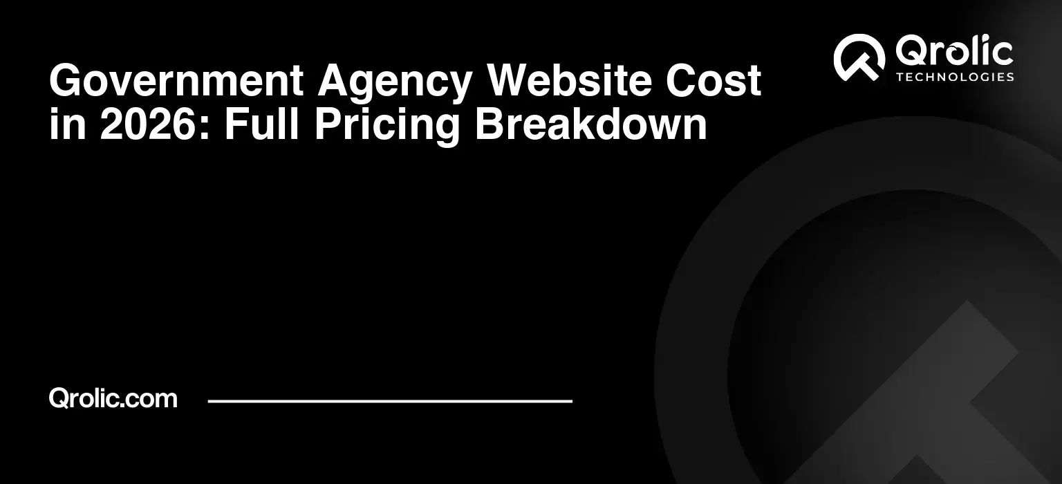Government Agency Website Cost in 2026: Full Pricing Breakdown Government-Agency-Website-Cost-in-2026-Full-Pricing-Breakdown-Featured-Image