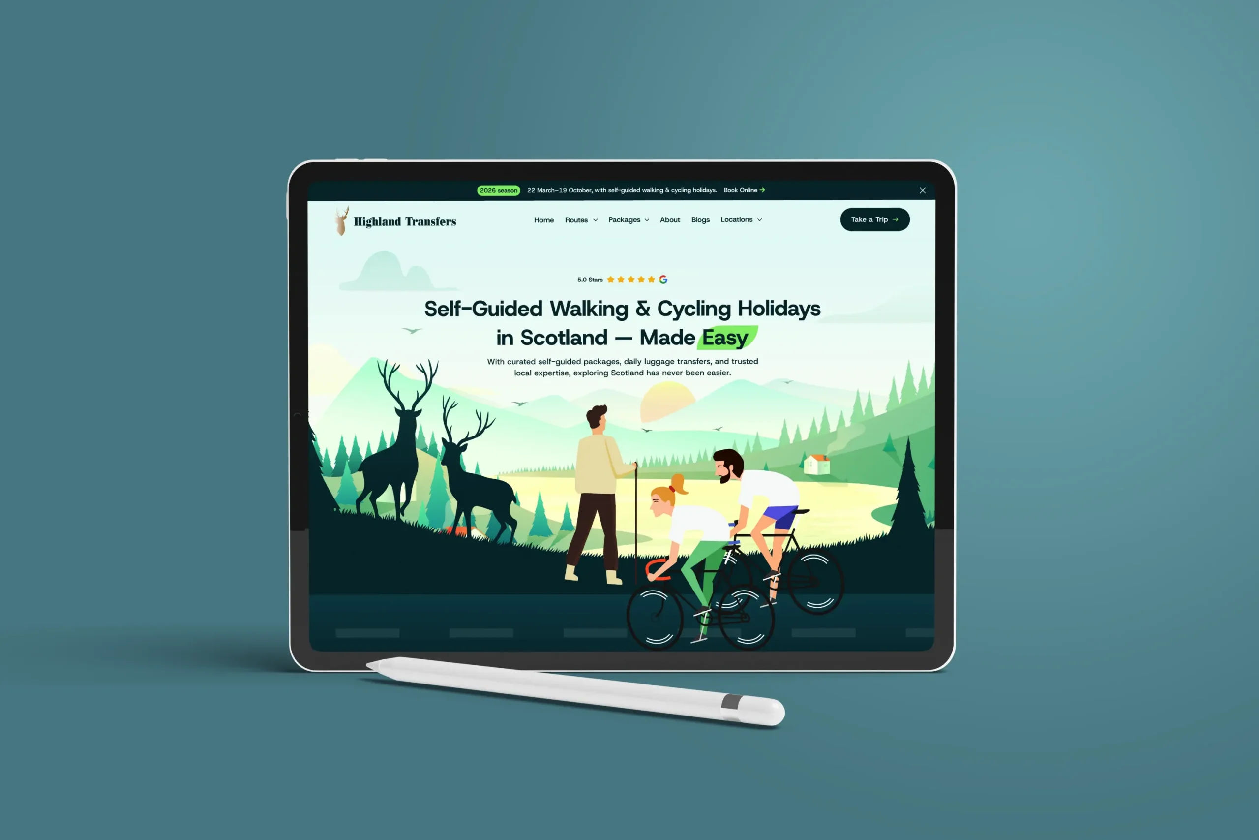 highland transfer i pad