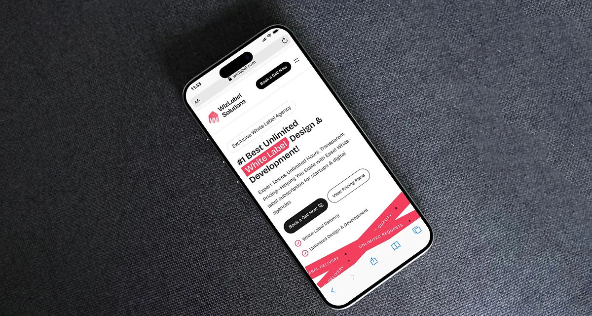 Unlimited White Label Service Website Case Study | UI/UX & WordPress Development unlimited white label