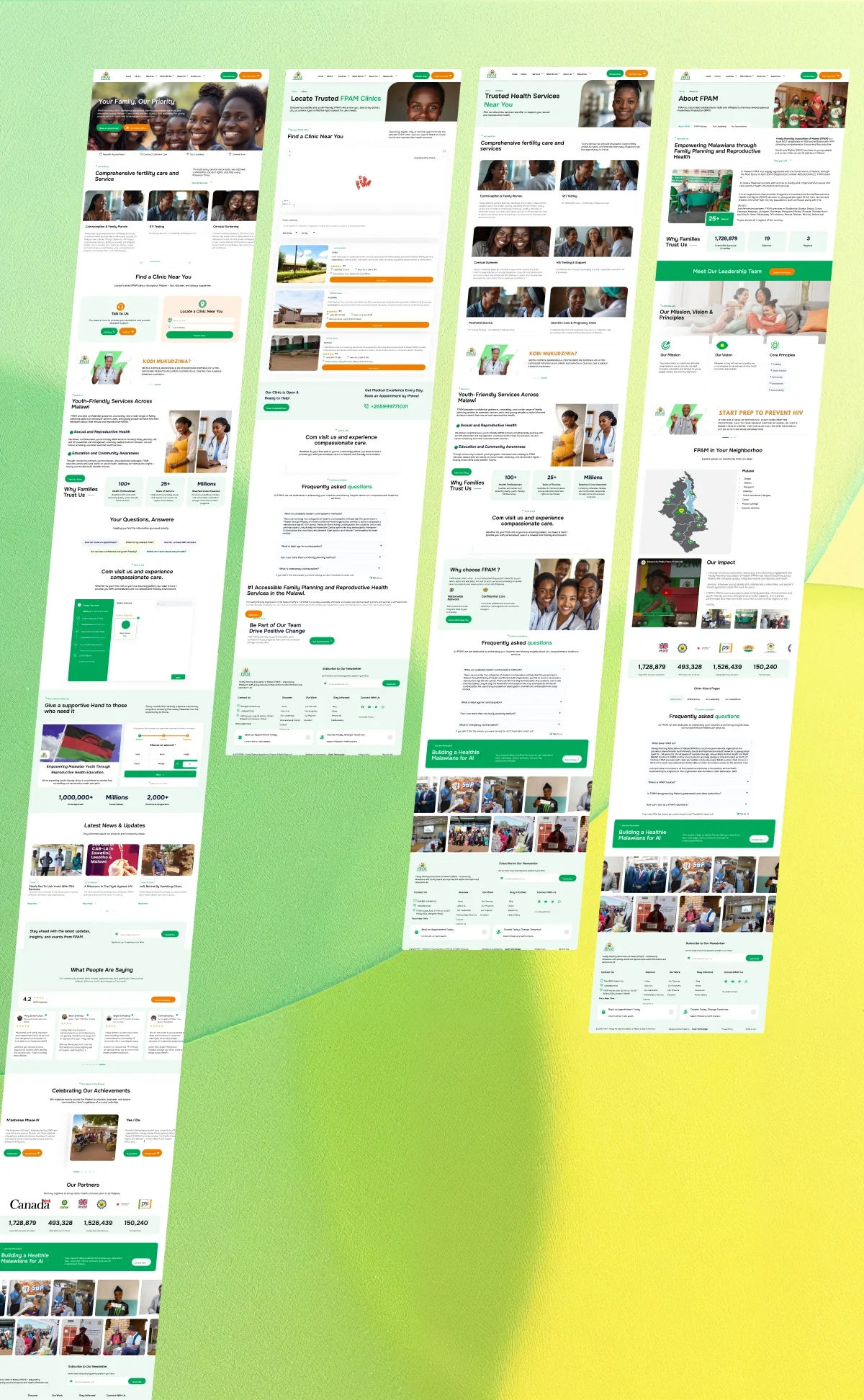 Family Planning Association of Malawi (FPAMalawi) Website Modernization Healthcare WordPress Development,healthcare website development,WordPress healthcare website