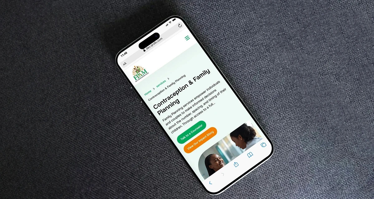 Family Planning Association of Malawi (FPAMalawi) Website Modernization Healthcare WordPress Development,healthcare website development,WordPress healthcare website