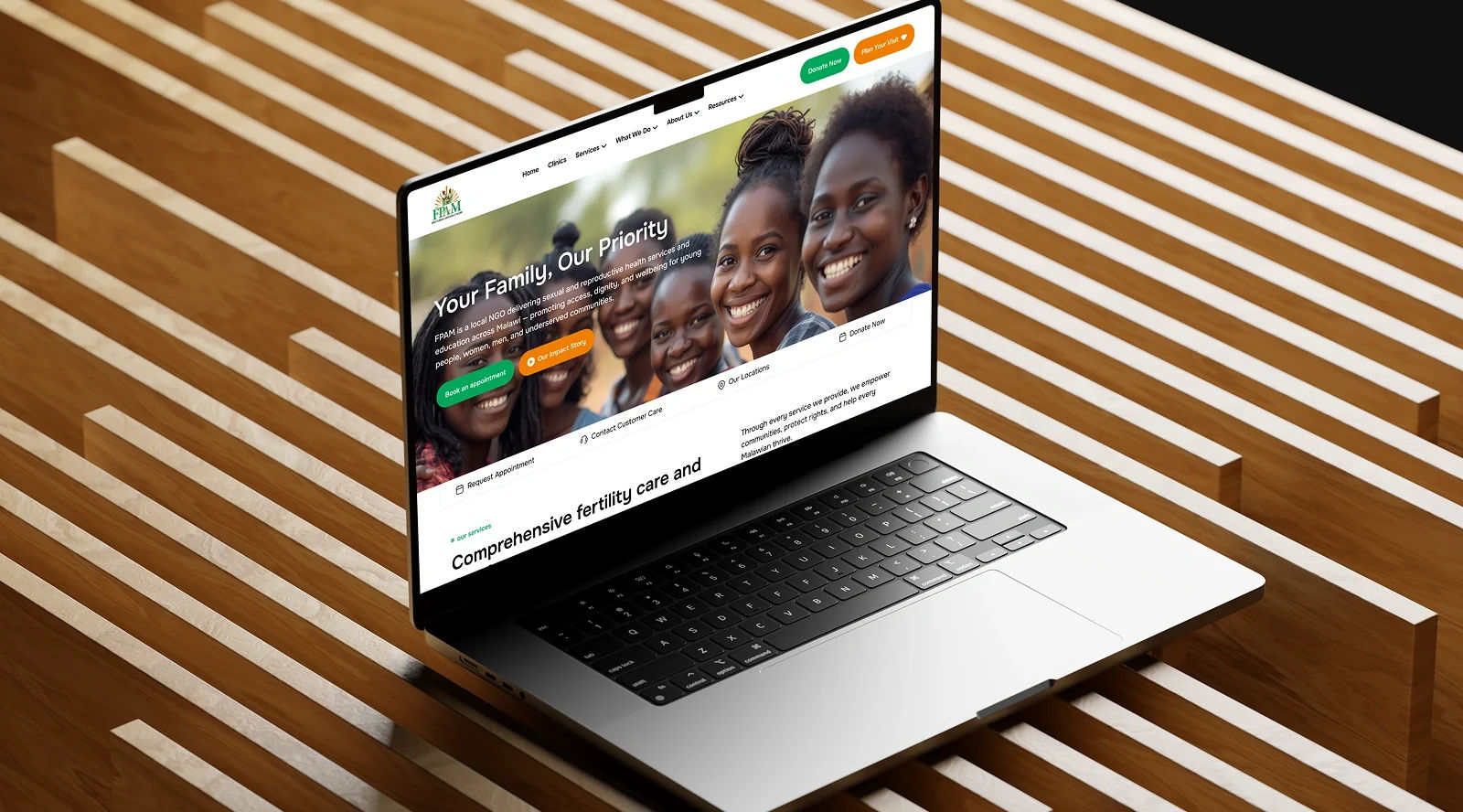 Family Planning Association of Malawi (FPAMalawi) Website Modernization Healthcare WordPress Development,healthcare website development,WordPress healthcare website