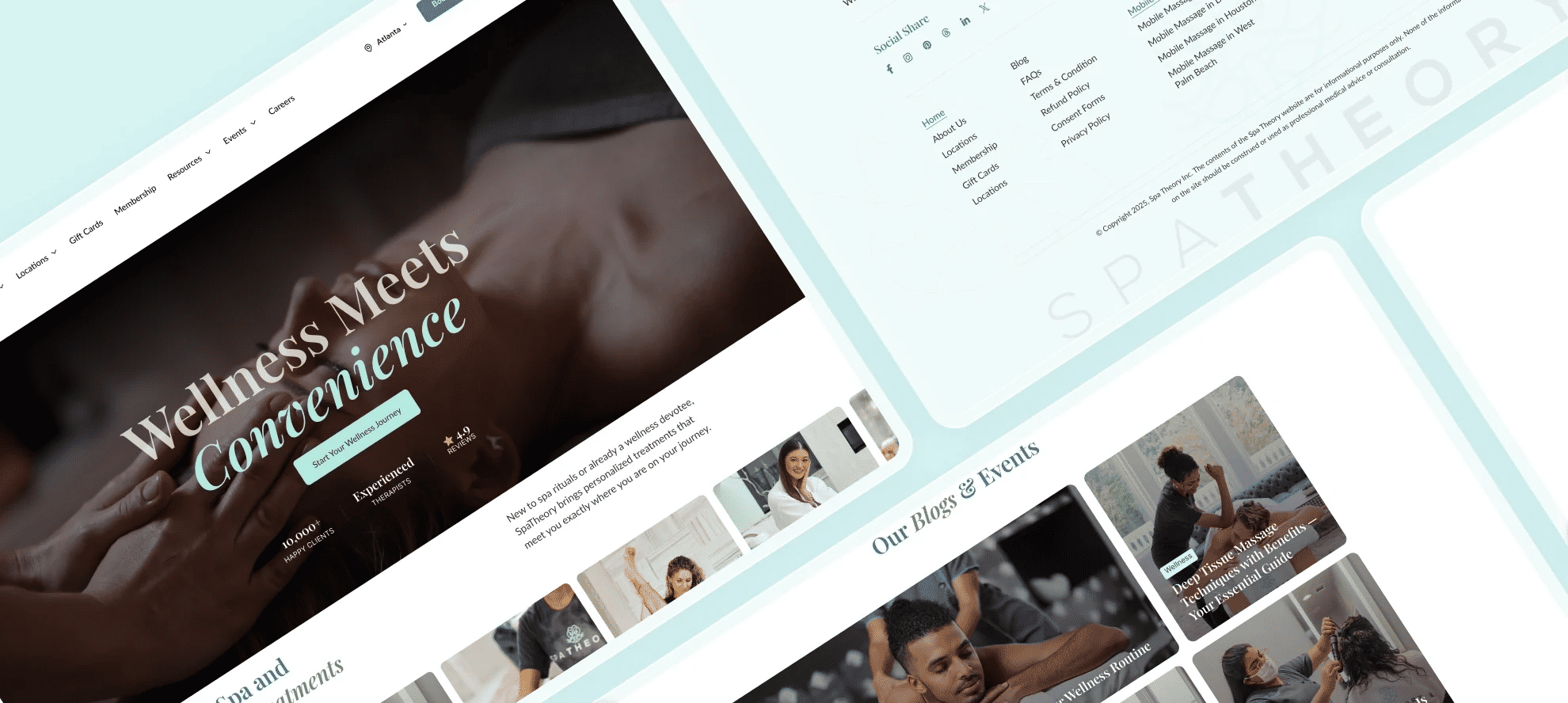 Spatheory – Luxury Spa Booking Platform Transformation Spa Booking Website Development,spa website development,booking website WordPress