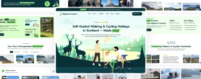 Highland Transfers Website Redesign & Development & SEO Optimization image 2 (1)