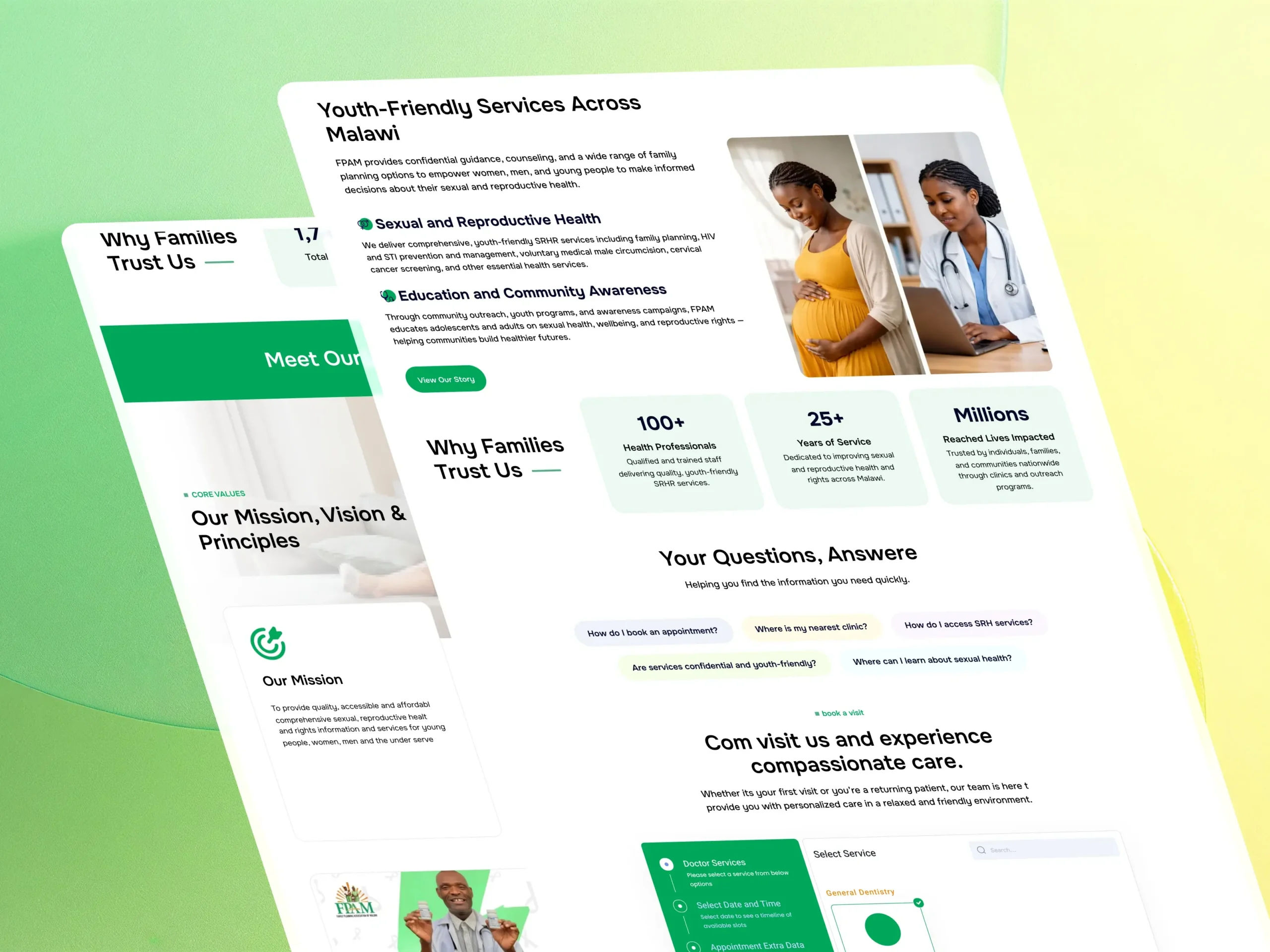 Family Planning Association of Malawi (FPAMalawi) Website Modernization Healthcare WordPress Development,healthcare website development,WordPress healthcare website