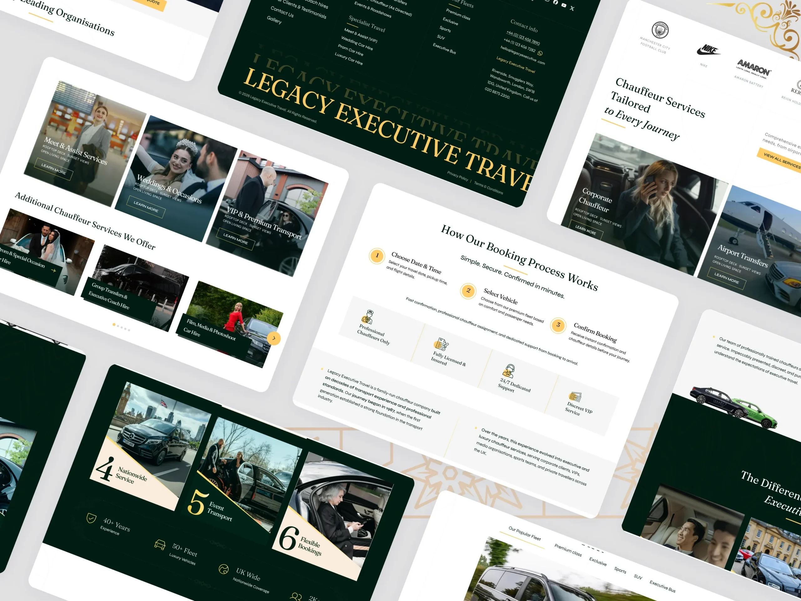 Legacy Executive Travel Website Redesign
