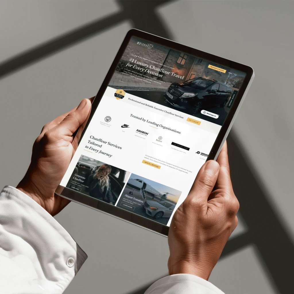 Legacy Executive Travel Website Redesign