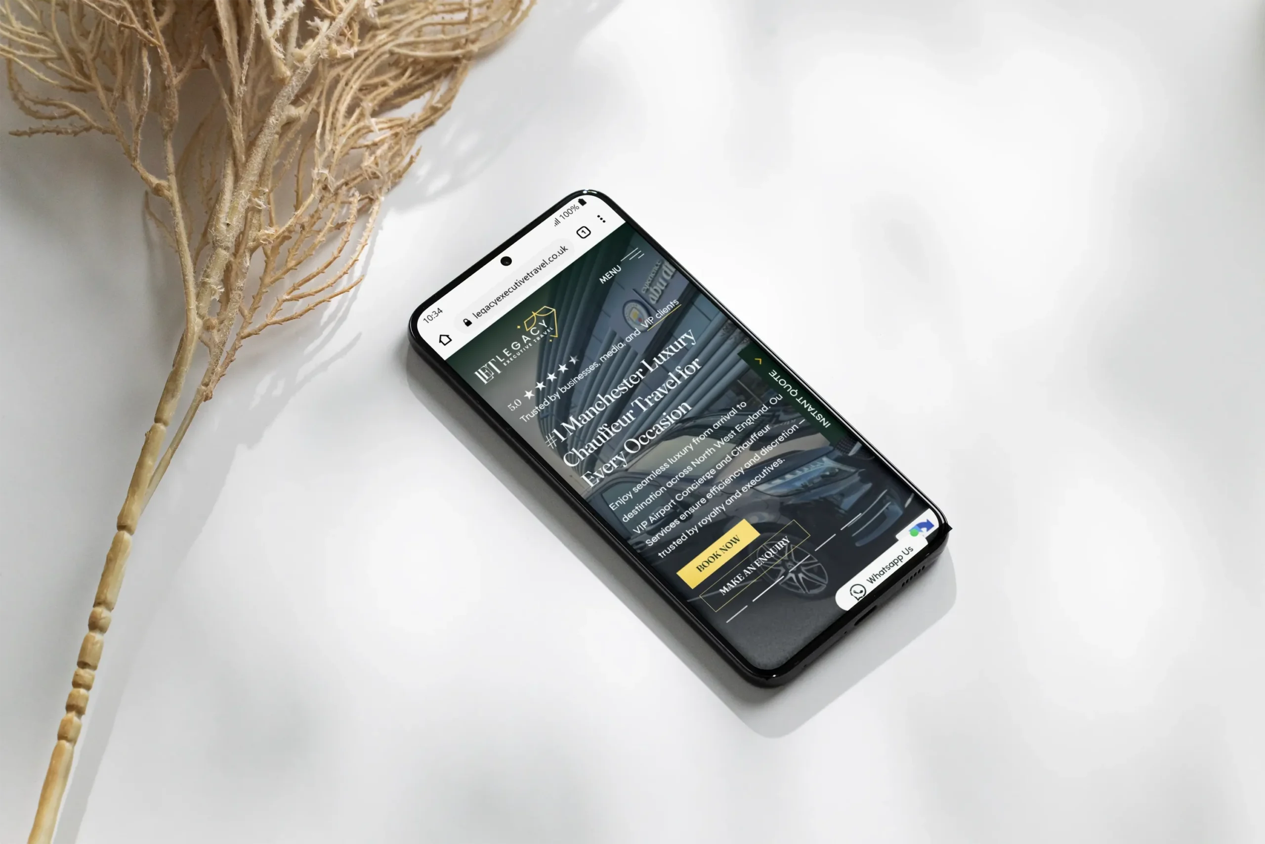 Legacy Executive Travel Website Redesign