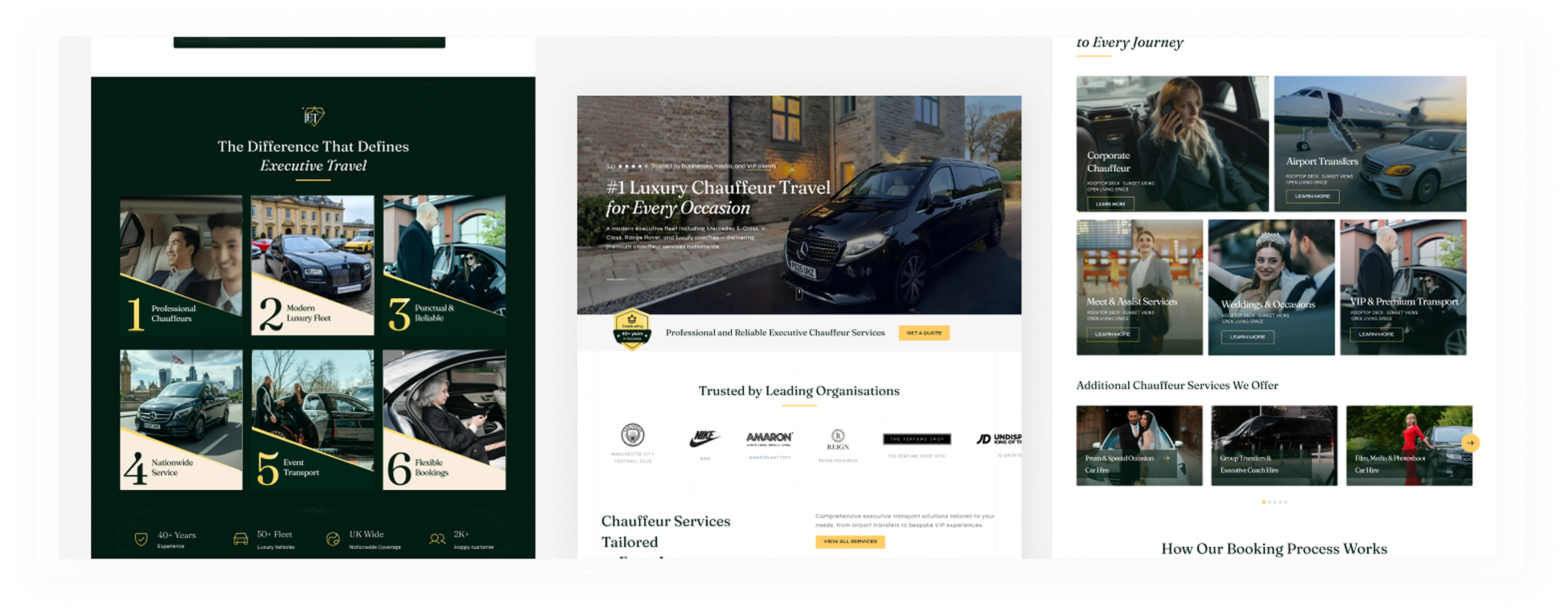 Legacy Executive Travel Website Redesign