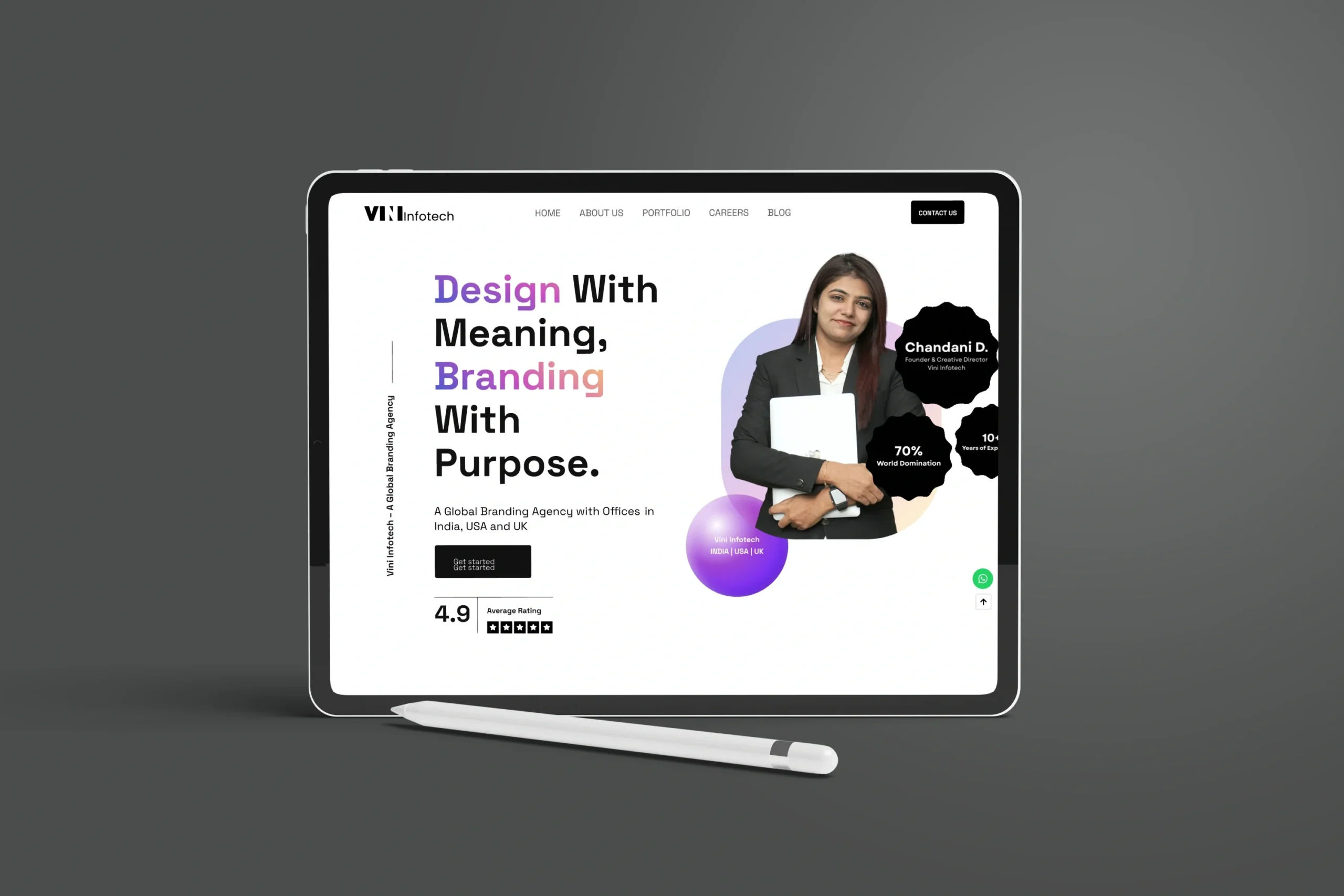 vini infoteach ipad mockup