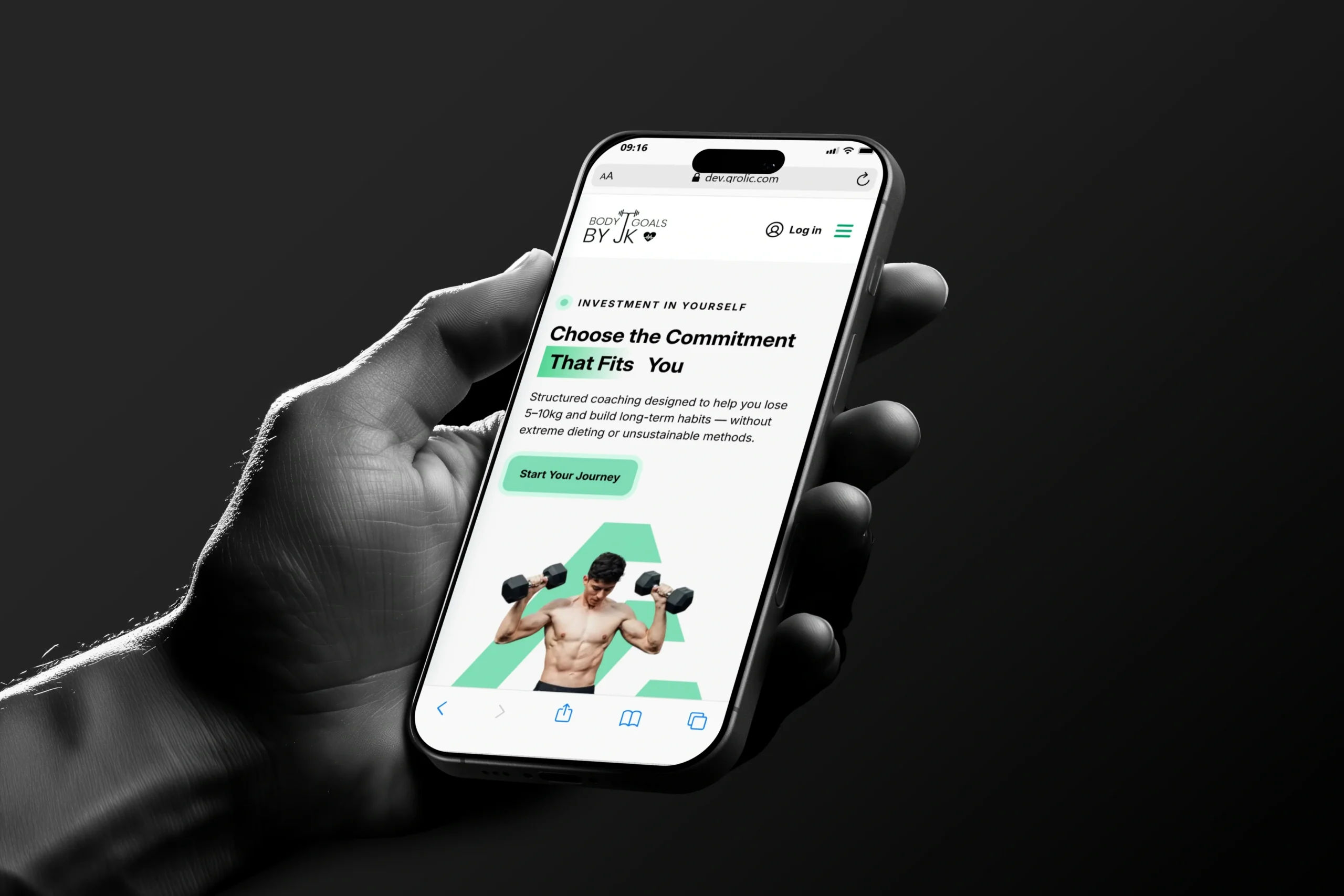 BodyGoals by JK Case Study – Fitness Website Design & Performance Optimization BodyGoals by JK
