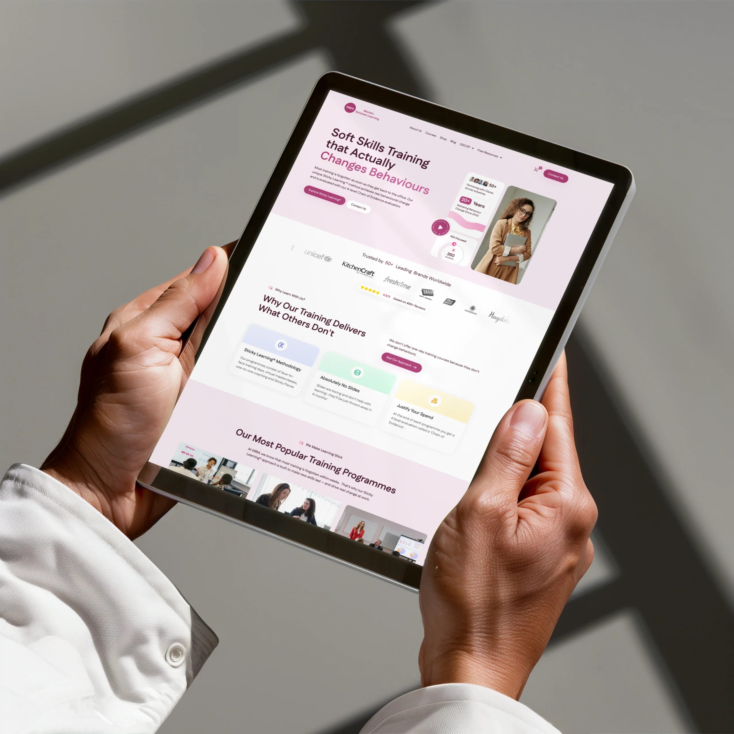 Website Redesign Case Study – MBM UI/UX Revamp & WordPress Development website redesign