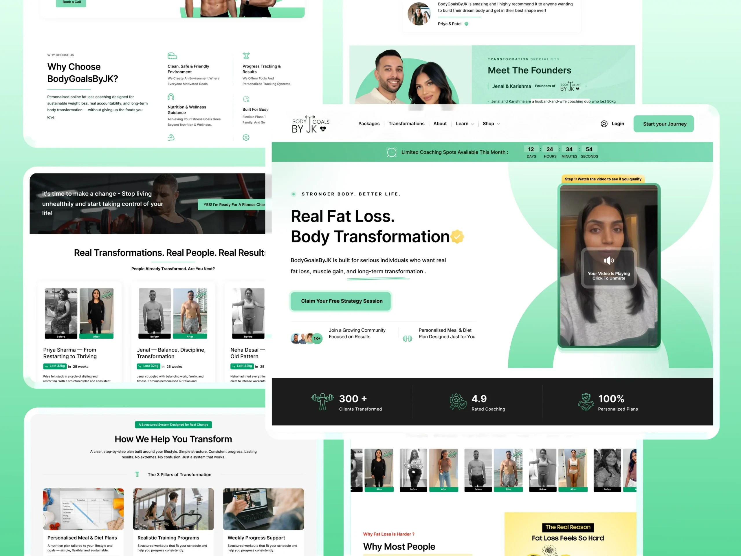 BodyGoals by JK Case Study – Fitness Website Design & Performance Optimization BodyGoals by JK