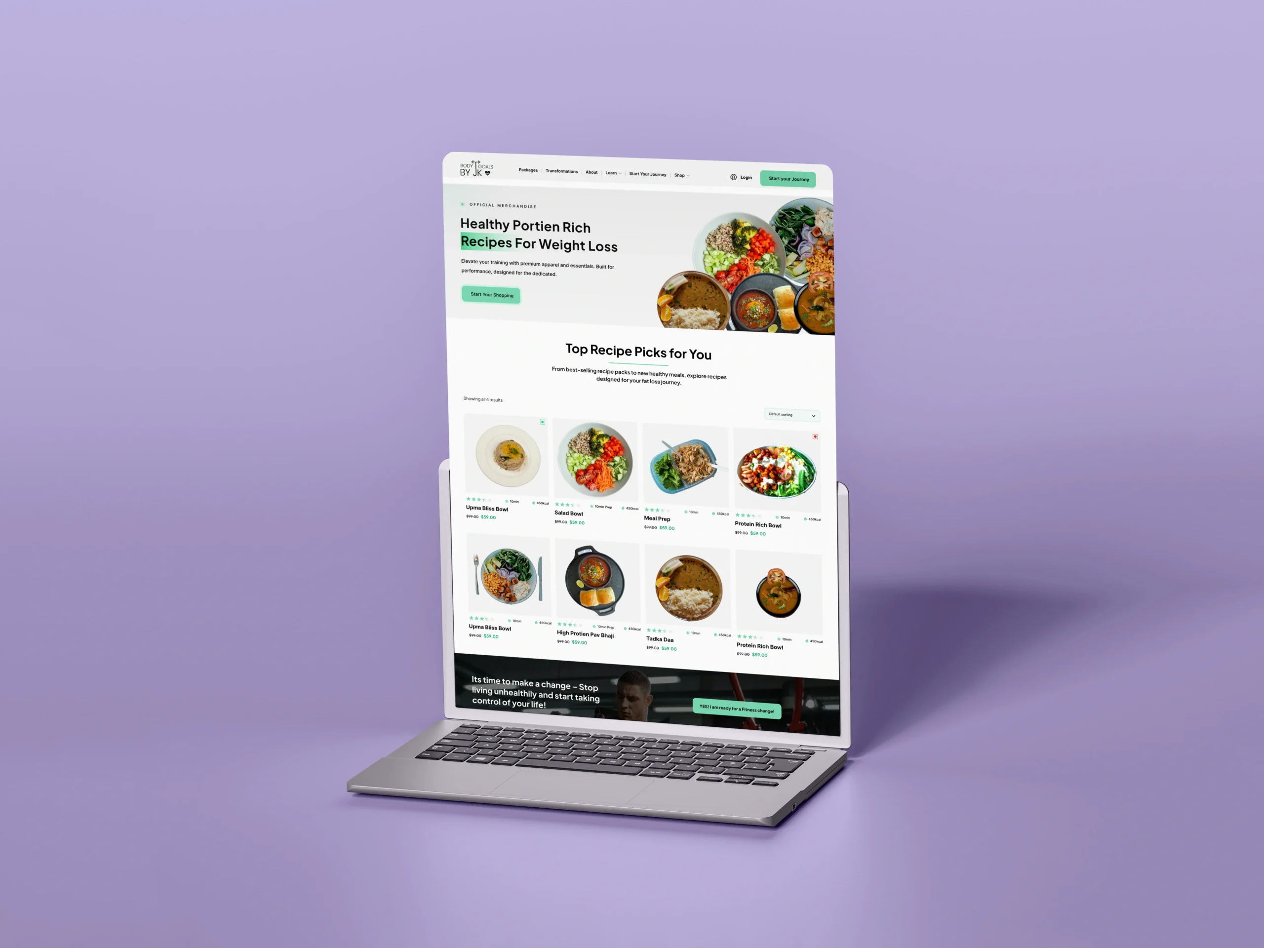 BodyGoals by JK Case Study – Fitness Website Design & Performance Optimization BodyGoals by JK
