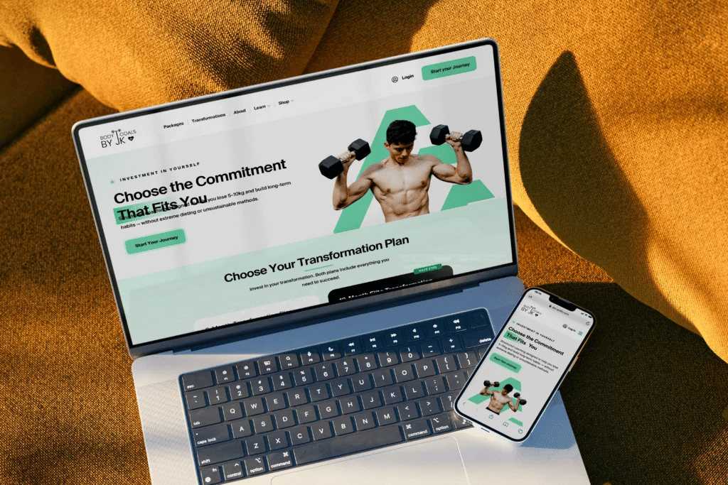 BodyGoals by JK Case Study – Fitness Website Design & Performance Optimization BodyGoals by JK