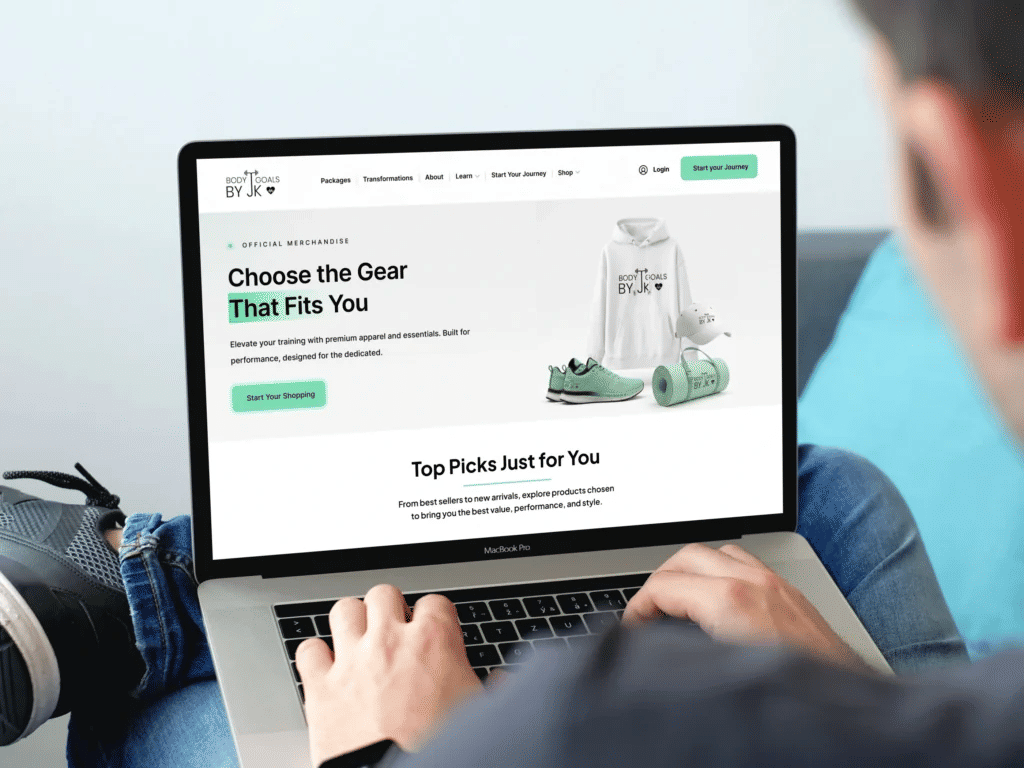 BodyGoals by JK Case Study – Fitness Website Design & Performance Optimization BodyGoals by JK