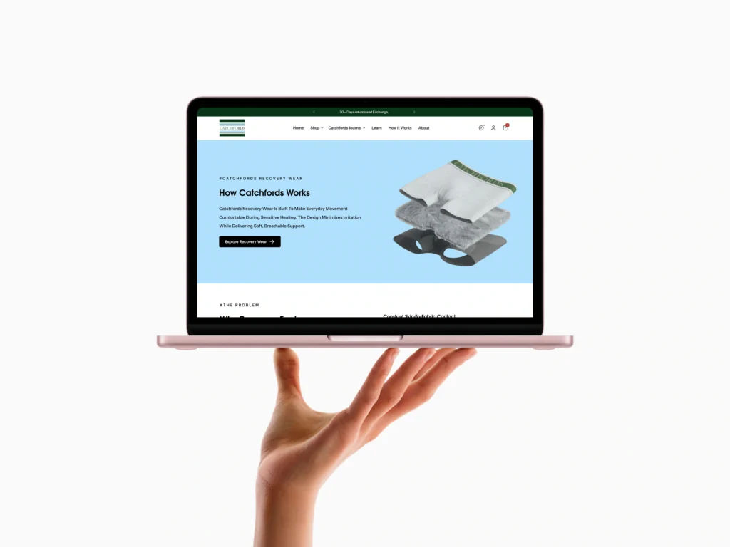 Catchford Case Study – WordPress Redesign & Performance Optimization Catchford Case