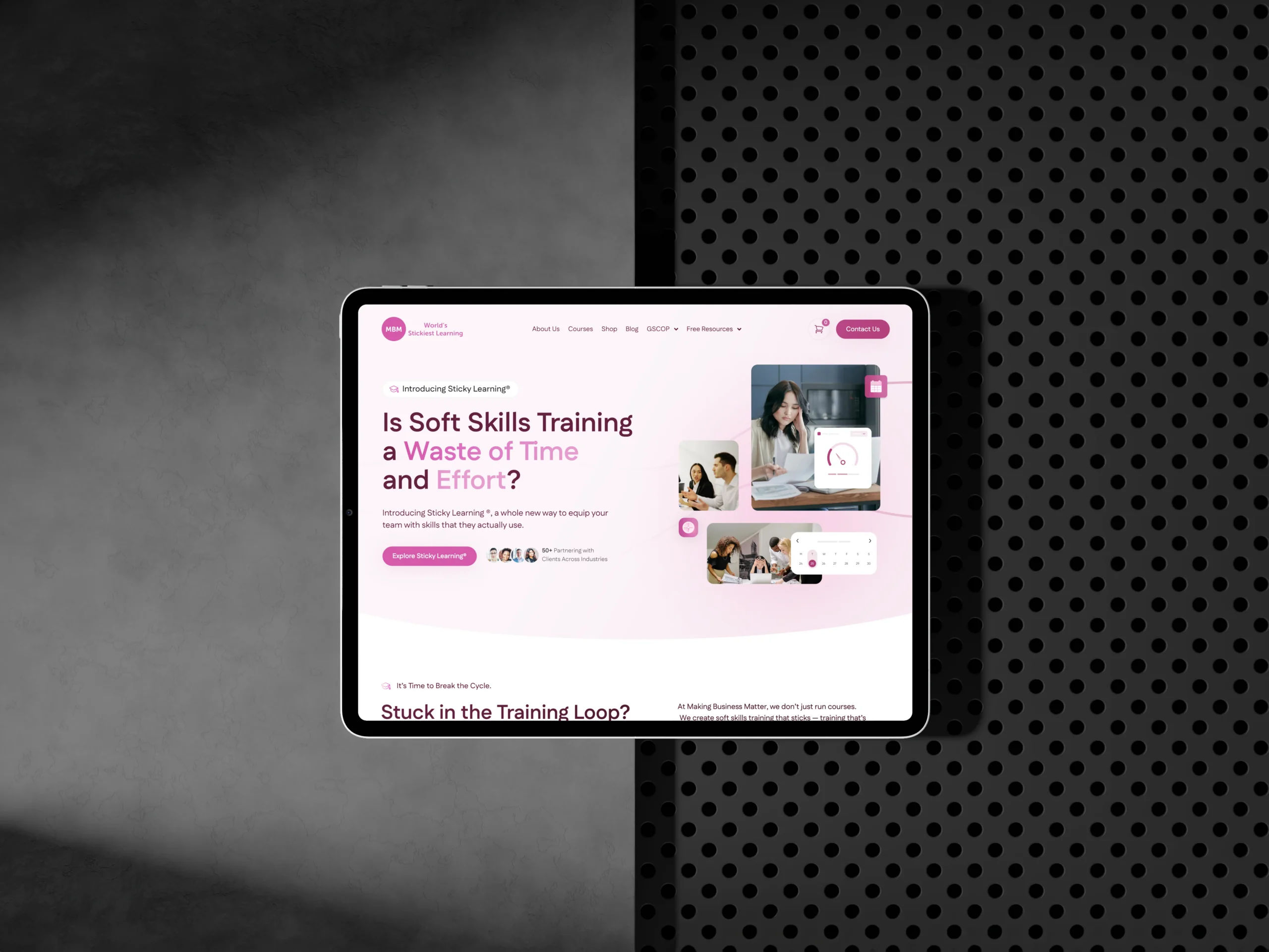 Website Redesign Case Study – MBM UI/UX Revamp & WordPress Development website redesign
