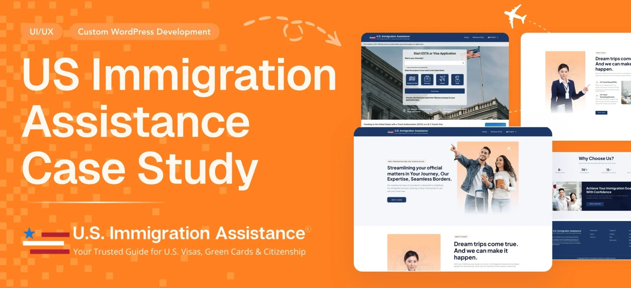 Case Studies U.S. Immigration Assistance – Helping Thousands Apply Seamlessly for U.S. Visas & ESTA