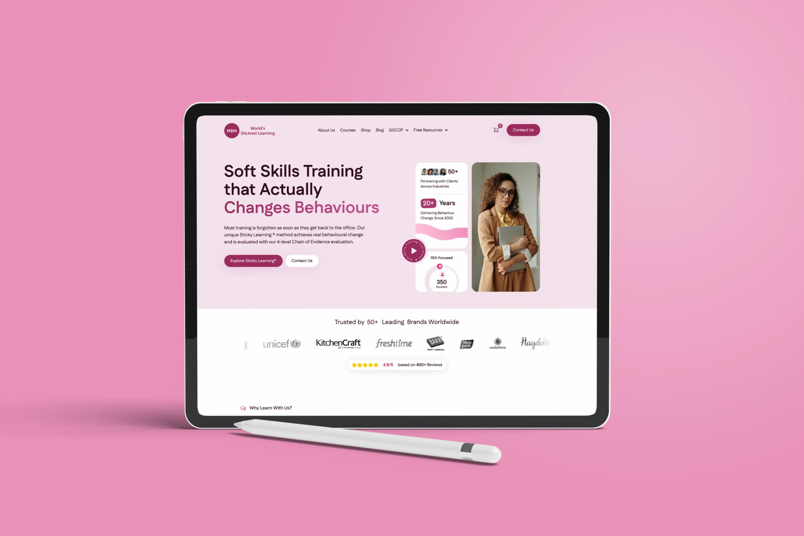 Website Redesign Case Study – MBM UI/UX Revamp & WordPress Development website redesign