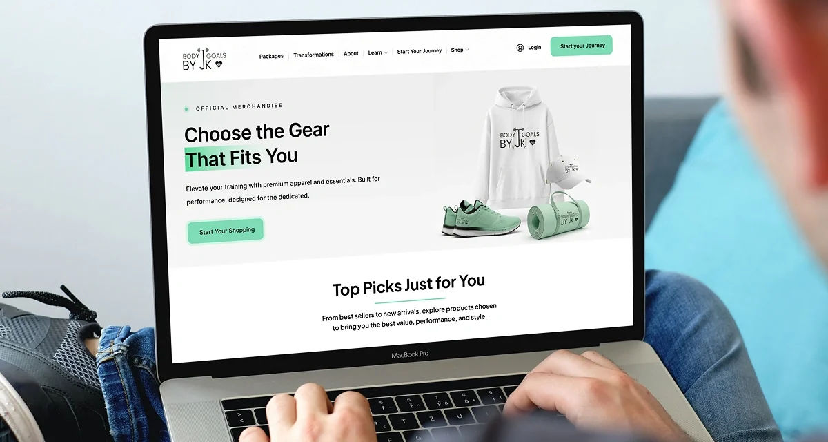 BodyGoals by JK Case Study – Fitness Website Design & Performance Optimization BodyGoals by JK