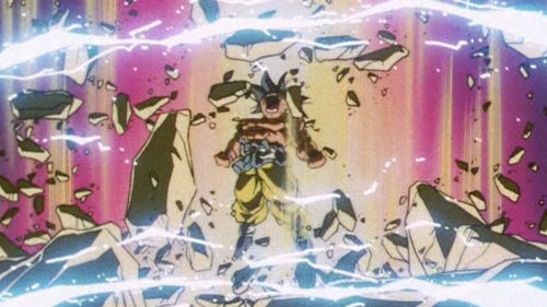 Goku se transforma en Ozaru Dorado | Dragon Ball GT - Español latino HD
