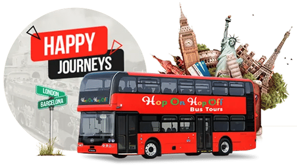 Paris hop on hop off sightseeing bus