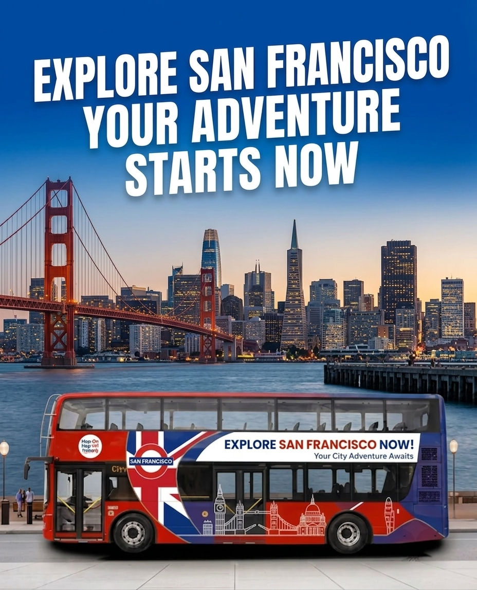 San Francisco hop on hop off bus tour