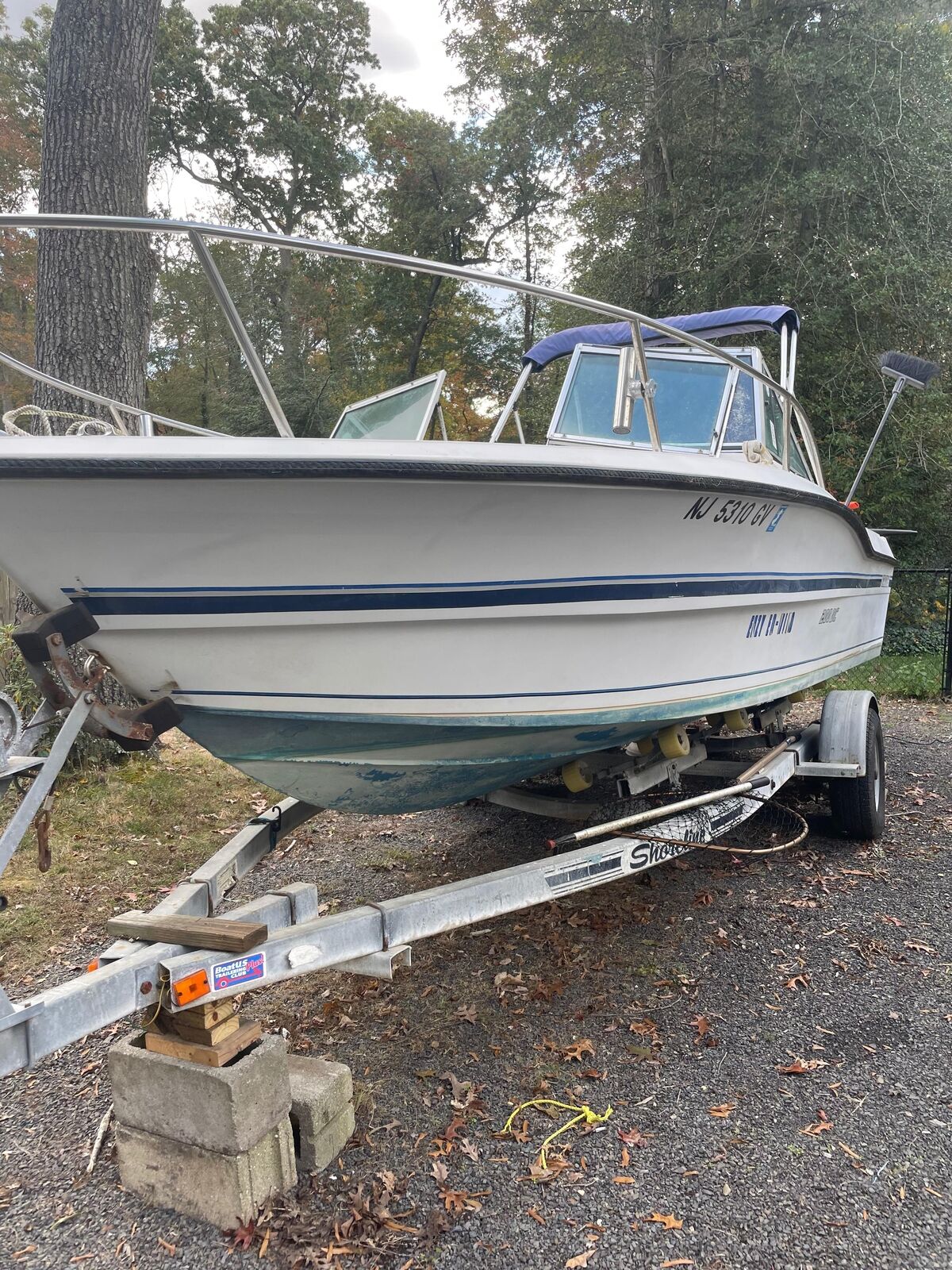 1989 Stratos 20′ DC 200 Located in Shamong, NJ – Has Trailer for sale