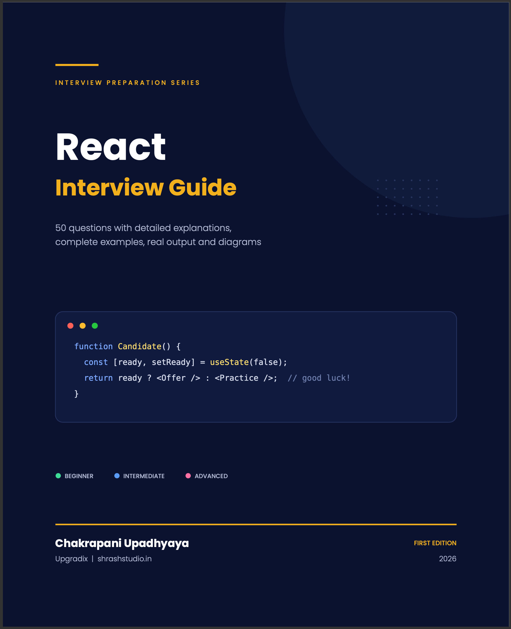 React Interview Guide — 50 Questions with Detailed Explanations
