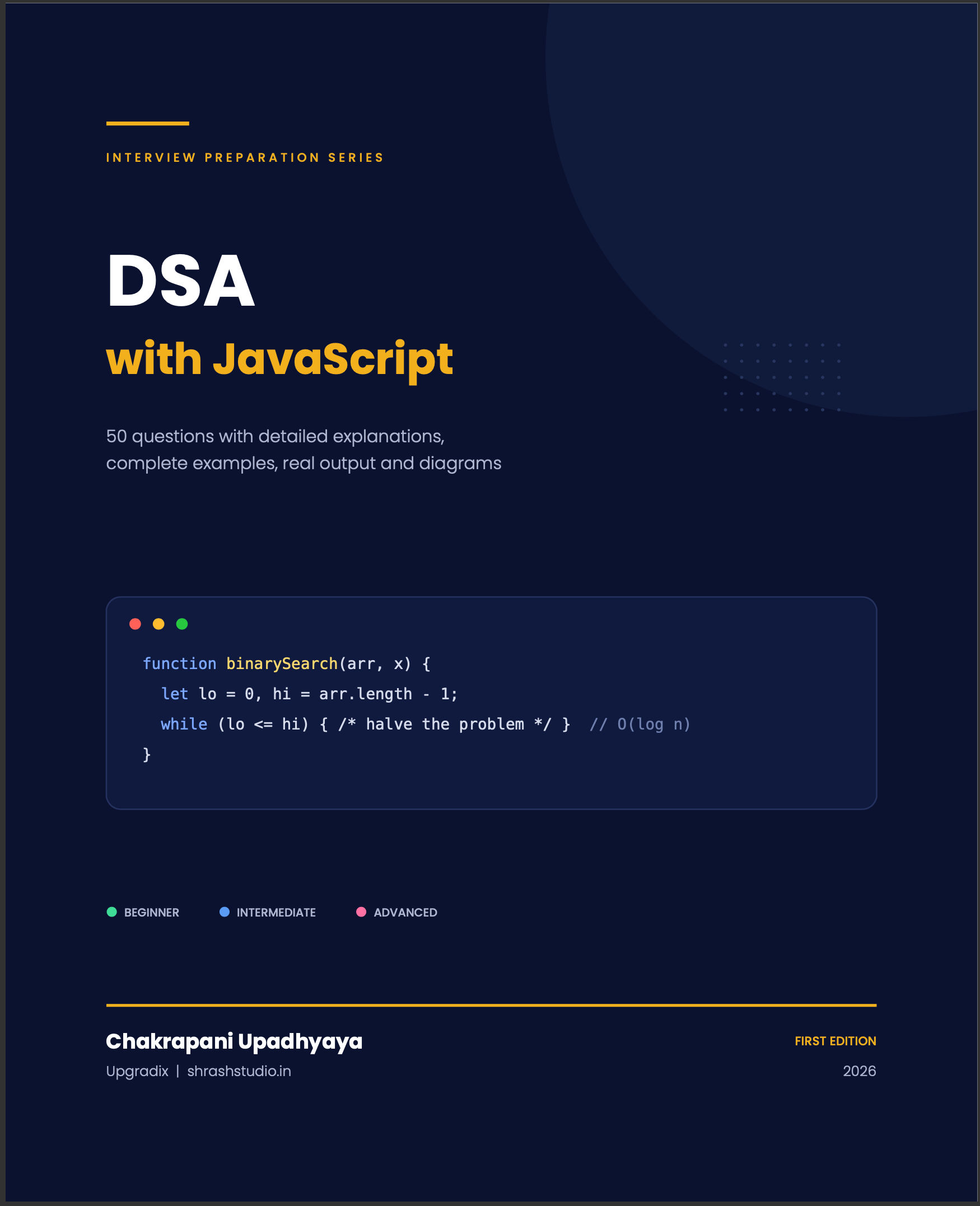 DSA with JavaScript: 50 Questions with Detailed Explanations