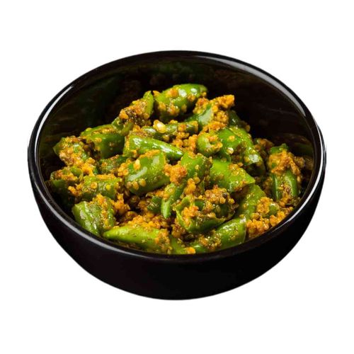 Home-Made Green Chilli Achar