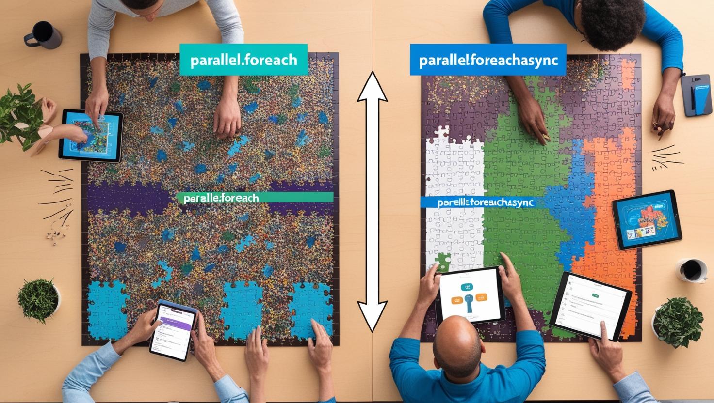 Difference Between Parallel.ForEach and Parallel.ForEachAsync in C#