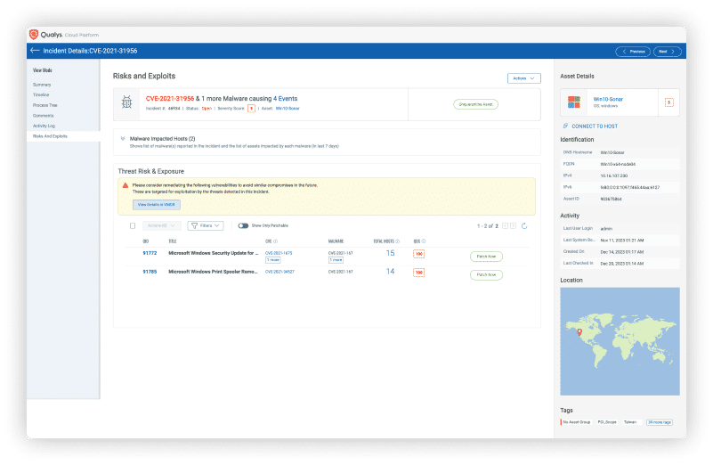 Qualys TruRisk 2.0 Out of the Box Automation