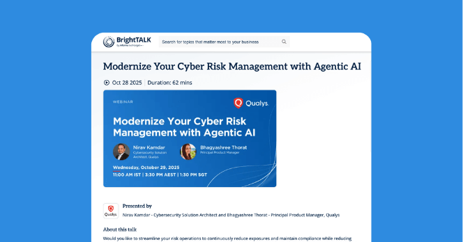 Modernize Your Cyber Risk Management with Agentic AI